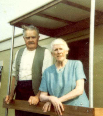 Grandad and gran on holiday 1970's