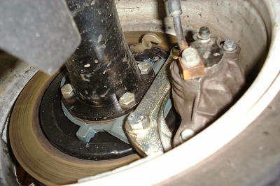 Inside rear brakes