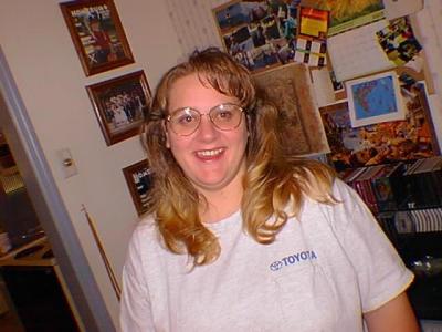My sis-in-law, Sandy, silly as ever! 1999.