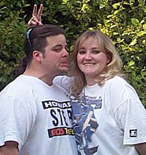 My cousin, Angie, and her now ex-hubby Rob.