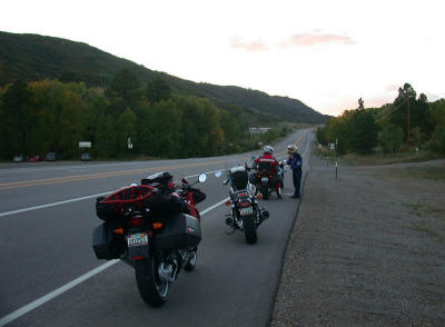 But we arrived at the park after dark and carefully rode the twisty park road the 15 miles to Far View Lodge.