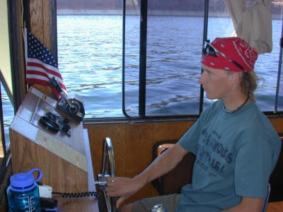 Nate lends a handat the helm