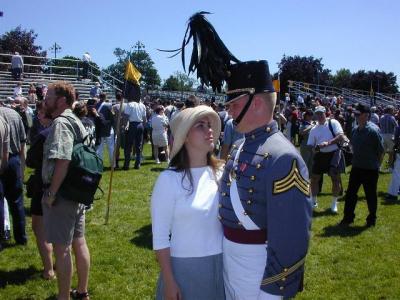 Chris & Leslie after Grad Parade