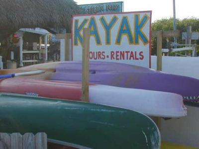 Kayak rentals atGeiger Key