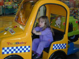 Taya goes for<BR>a ride in a taxi