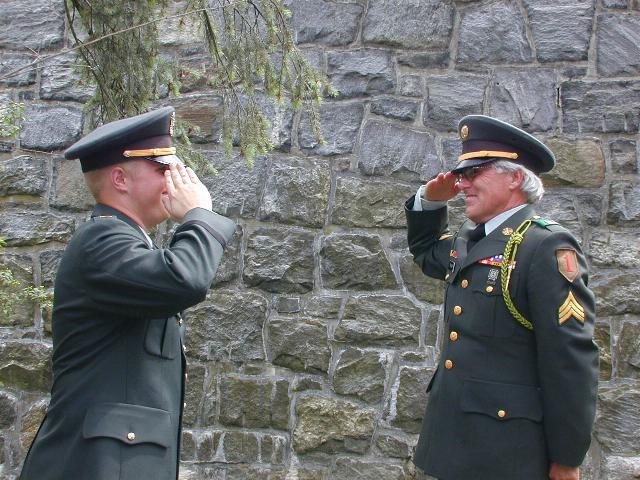 First salute from Uncle Rocky