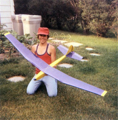 The first glider I ever built (1977)