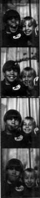 Me and Joy in Photo Booth (photo has minor damage)