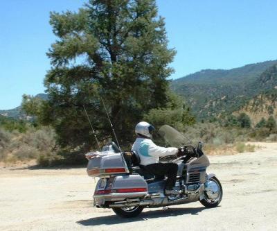 And Larry bringing up the rear.  That's it and maybe Chantel will be on her own bike on the next trip back.