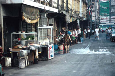 Thailand: Morning street cleaning