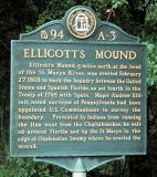 Historical Marker For Ellicotts Mound