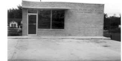 Current Post Office With Jack Fussell House in Left Background