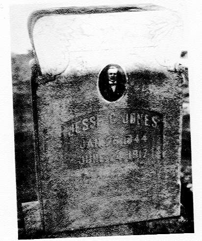 Grave With Picture Of Jesse Jones