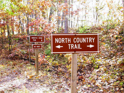 Manistee River Trail / North Country Trail, Oct. 2001