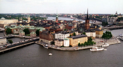Gamla Stan (Old City) Viewed from City Hall Tower