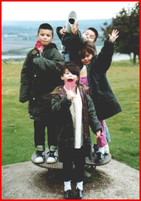 The kids from next door.