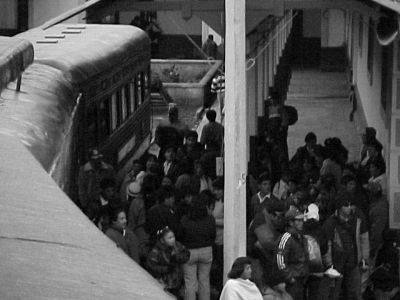 ochtendlijke drukte in t station