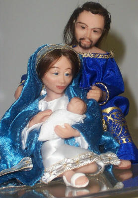 Mary Joseph and Jesus (SOLD)