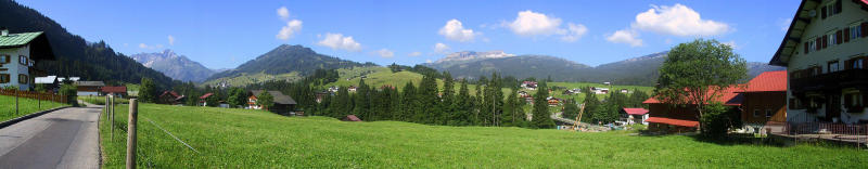 Kleinwalsertal - Panorama am Zwerwald (2001)