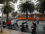 So cool!! Antique Cable Car and Bikes.. I really live here!