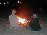 Kerri - Caryn chill by the fire