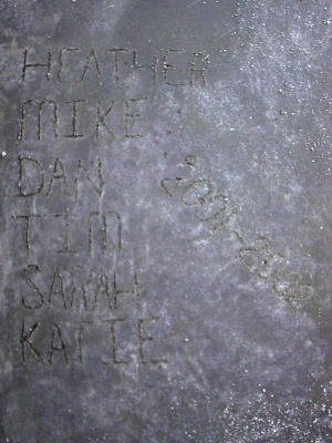 Etched in stone