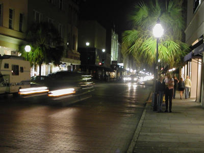 Charleston at night