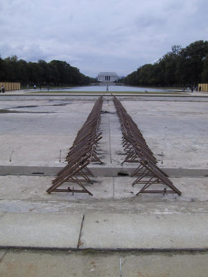 World War II Memorial Under Construction