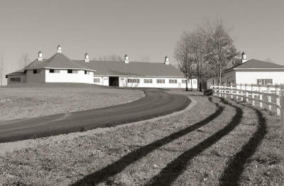 Sears plan horse barn and fence