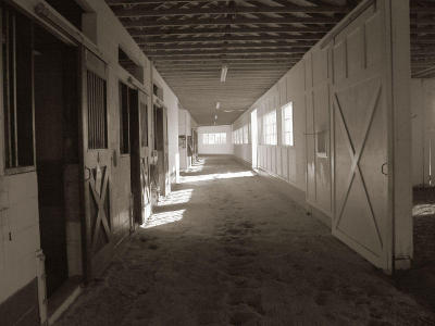 Horse Barn Aisle