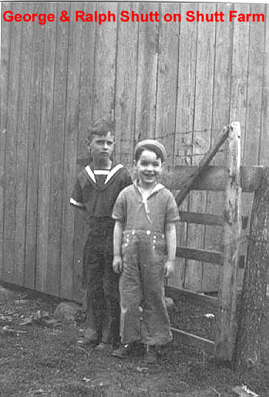 George & Ralph Shutt on Shutt Farm
