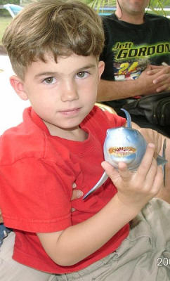 That's my great cousin's boy. So he must be my great, great cousin.