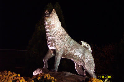 Husky Dog Statue.JPG