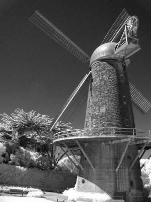 Dutch windmill infrared