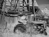 Old farm tractor