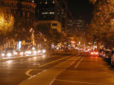 Market Street at night