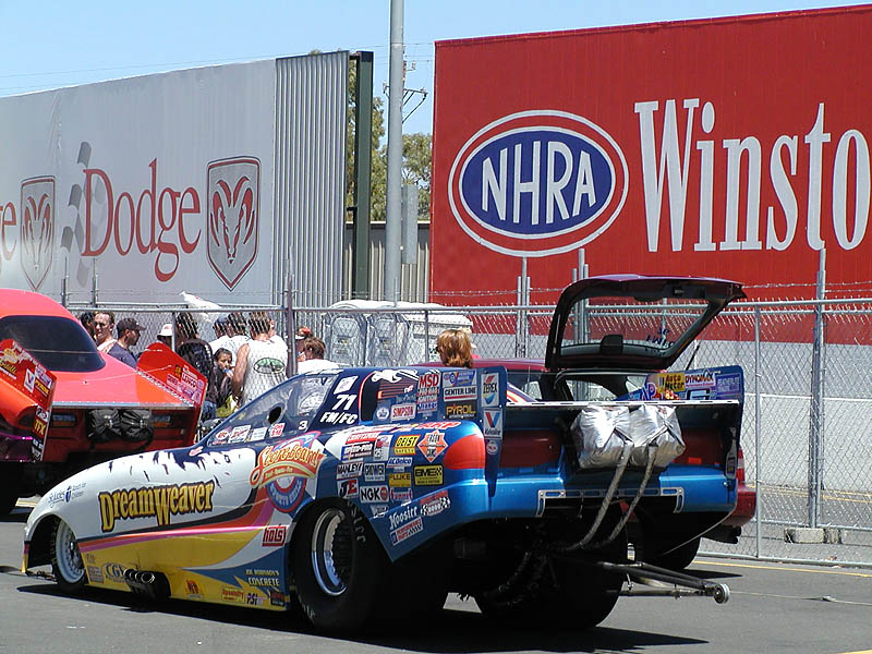 Alcohol cars in staging lane