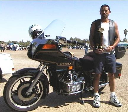 Me and my Gold Wing in Bakersfield