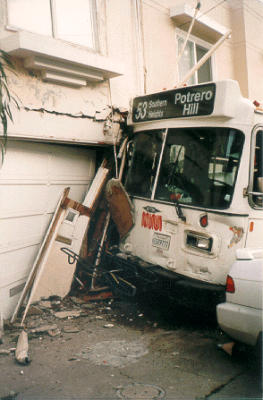 City Bus Crashes into Our House
