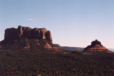 Courthouse Butte and Bell Rock