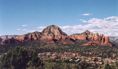 View of Uptown Sedona