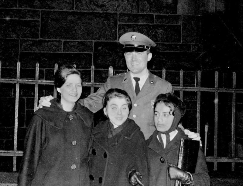 Patrick Mann with Beverley Bialek, Merrele Early and Brunilda Feleciano