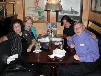 May 26, 2001, Aida Espinoza (Montalvo), Rita Donaghy, Jack Lubiner and Julio Rodriguez