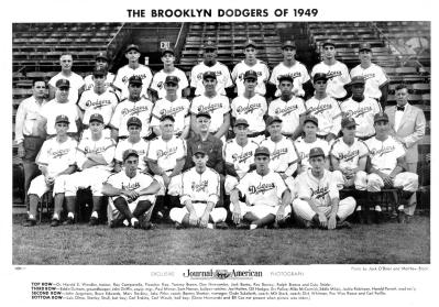 Brooklyn Dodgers 1949 team photo