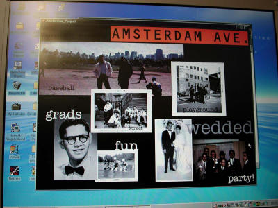 Coming to a PC near you, this CD contains most of the pictures on this site along with some great Doo Wop music. This is a screenshot of the Home Page. You can just hear the Jesters singing in the background. Great Job Matthew!!!