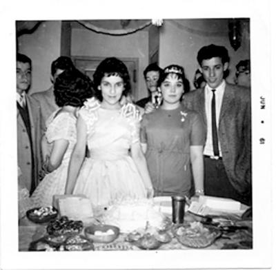 I see Jim Rivera on left side,that girl wearing the crown might be Myrna Zapata and the fellow next to her 
is Chimo(Robert)... he was Jocko Fatjo's friend.