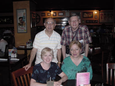 Merrele, Rita, Jack and Julio, lunch in NYC