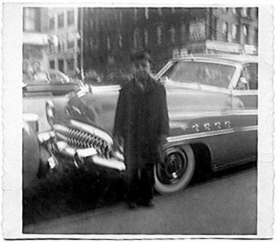 Ray and old car