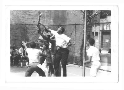 Earl Williams, Eugene Clay, Peanuckle, Furman Rentz (back to camera) Ivan (taking over the shoulder shot), Reuben France Sr. on bench to see Earl today go to http://www.pbase.com/image/64279940