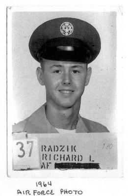 Richard Radzik in the Air Force